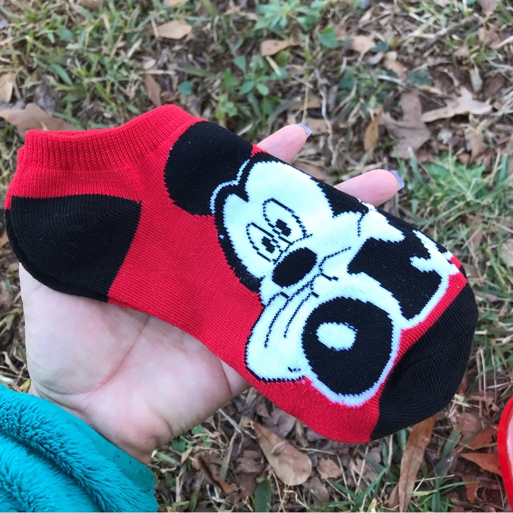 MICKEY MOUSE WOMEN SOCKS ONE SIZE (1  PAIR ONLY)